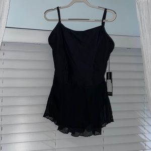 Black Wear Moi Odeline leotard with attached skirt